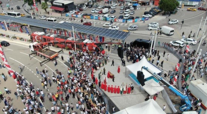 T2 Tramvay hattı açıldı