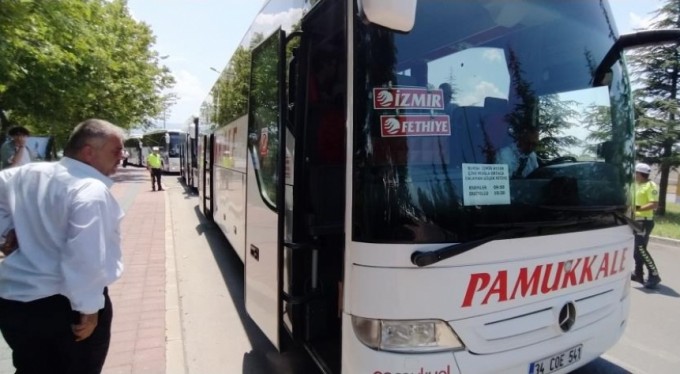 Bayram öncesi otobüs terminallerinde sıkı denetim