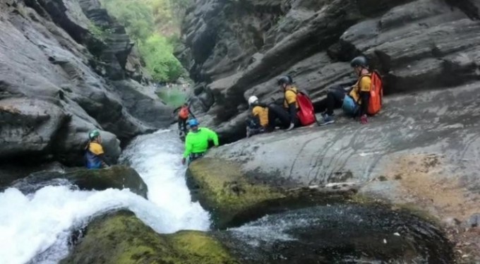 Kestel Kanyonu ilk kez geçildi