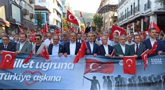 Bursa'da binler tek yürek oldu