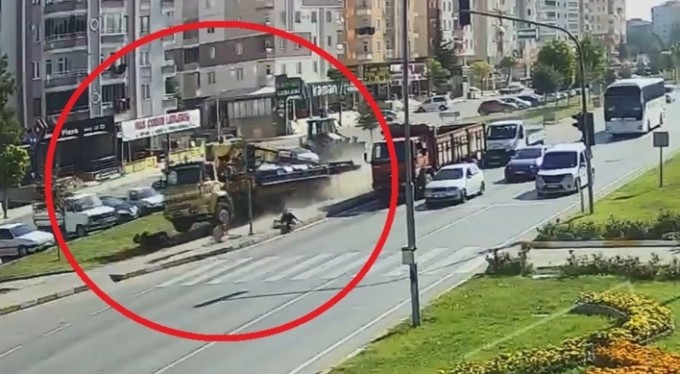 2 kişinin öldüğü feci kaza güvenlik kamerasında