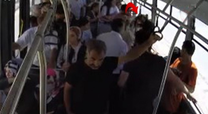 Fenalaşan yolcu otobüsle hastaneye götürüldü