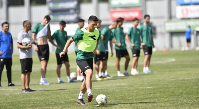 Bursaspor şut çalıştı
