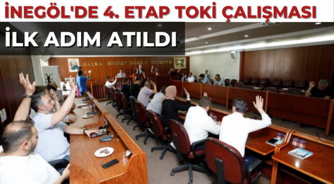 İnegöl'de 4. Etap TOKİ'de ilk adım atıldı