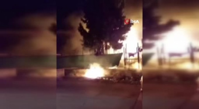 Bursa'da trafo bomba gibi patladı