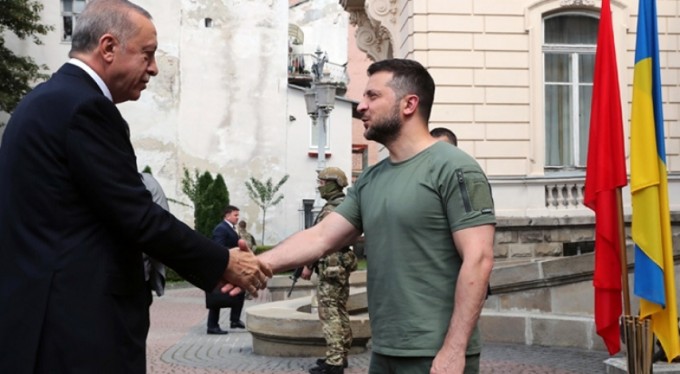 Rusya-Ukrayna savaşından bu  yana ilk! Cumhurbaşkanı Erdoğan, Zelenskiy ile görüştü