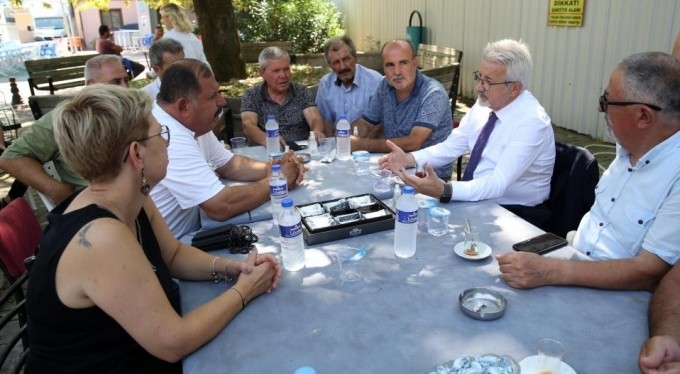 Başkan Turgay Erdem, Özlüce'de halkla buluştu