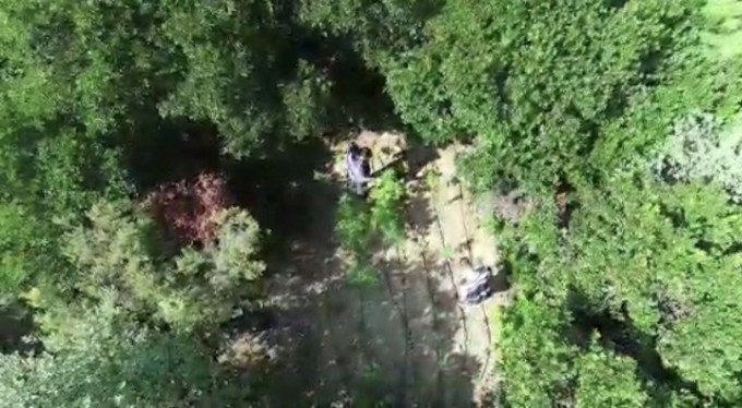 Bursa'da ormanda uyuşturucu imalatı! Drone operasyonu ile yakalandılar