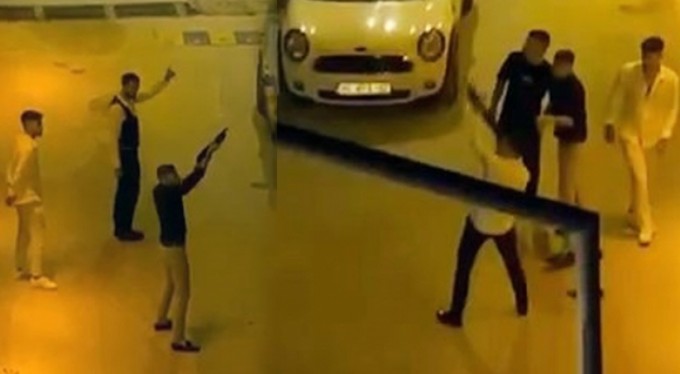 Bursa'da acemi magandalar pompalıyla sokakta böyle dehşet saçtı