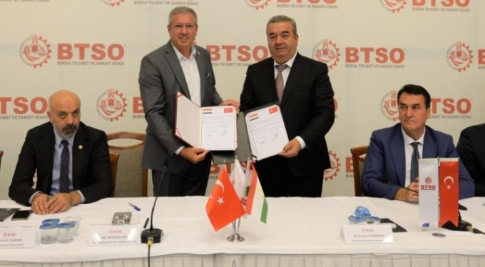 BTSO üyeleri Tacikistan iş dünyası ile buluştu