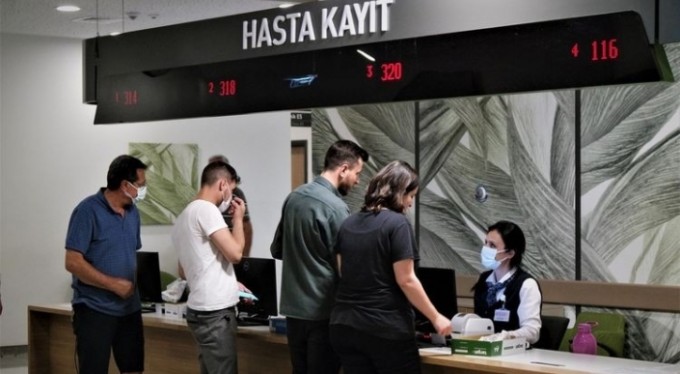 Bursa&nbsp;Şehir Hastanesi'ne ilk 7 ayda 40 bin 624 hasta yatışı yapıldı