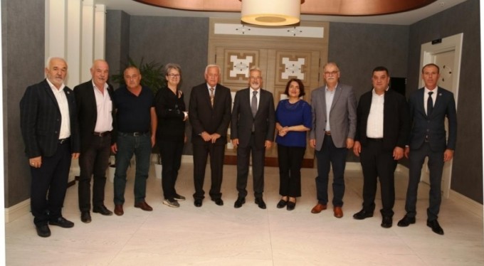 Nilüferli muhtarlardan Başkan Erdem'e ziyaret