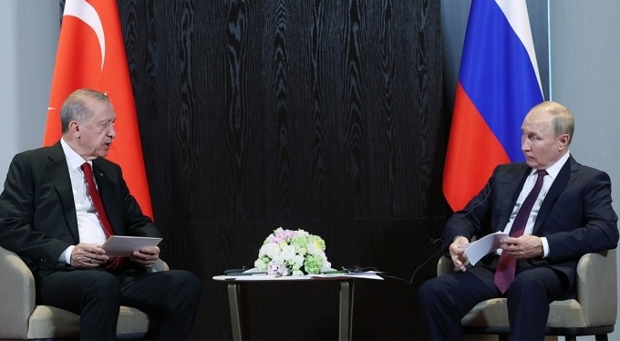 Cumhurbaşkanı Erdoğan, Putin ile görüştü