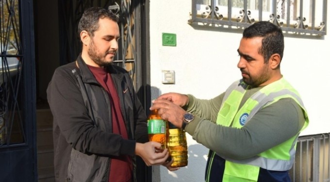 Yıldırım'da atık yağlar suya dönüşüyor! 1 litreye 10 litrelik su hediye
