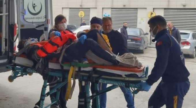 Bursa'da fabrika inşaatından düşen işçi ağır yaralandı