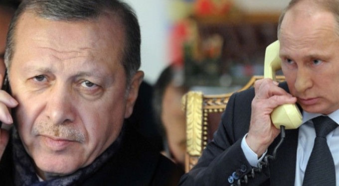 Cumhurbaşkanı Erdoğan, Putin ile telefonda görüştü