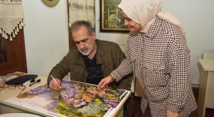 Yıldırım'da kağıt rölyefe yoğun ilgi