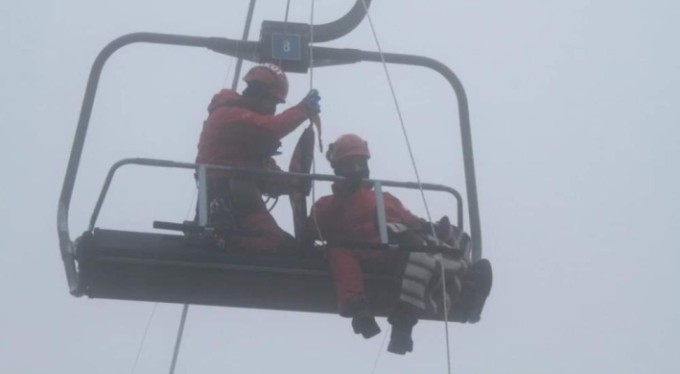 Uludağ'da kurtarma tatbikatı! Görüntüler gerçeğini aratmadı
