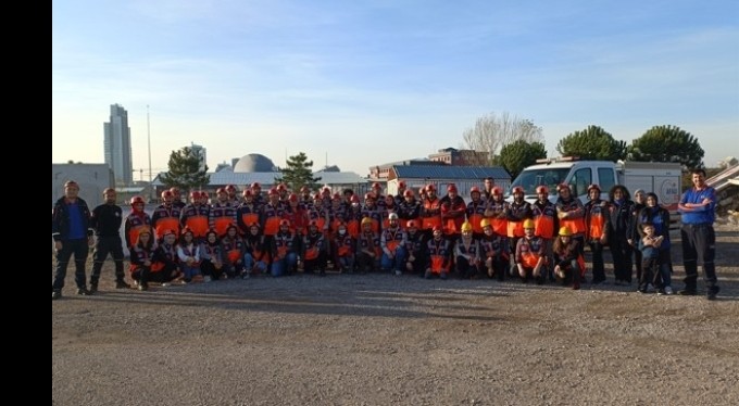 Bursa'da "Destek AFAD Gönüllüsü" eğitimleri tamamlandı