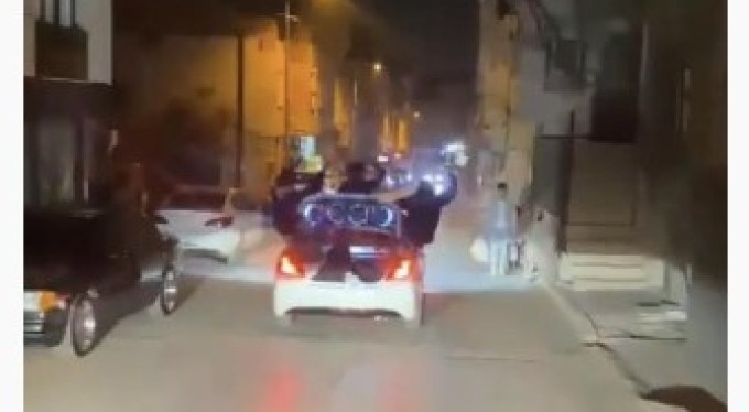 Bursa'da asker uğurlaması mahalleliyi çileden çıkardı