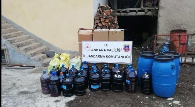 Başkentte sahte içki operasyonu