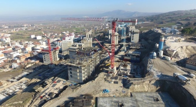 Bursa'da TOKİ'den 683 kişiye konut! 70 gün önce başlamıştı hızla yükseliyor