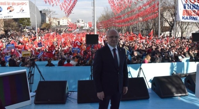Ak Parti Bursa İl Başkanı Gürkan'dan miting teşekkürü