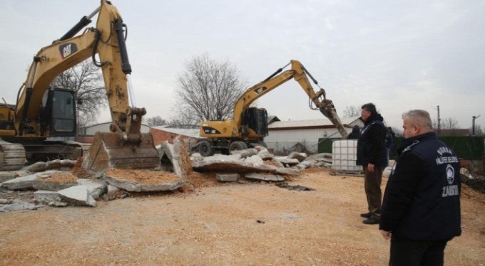 Nilüfer'de kaçak yapılarla mücadeleye devam