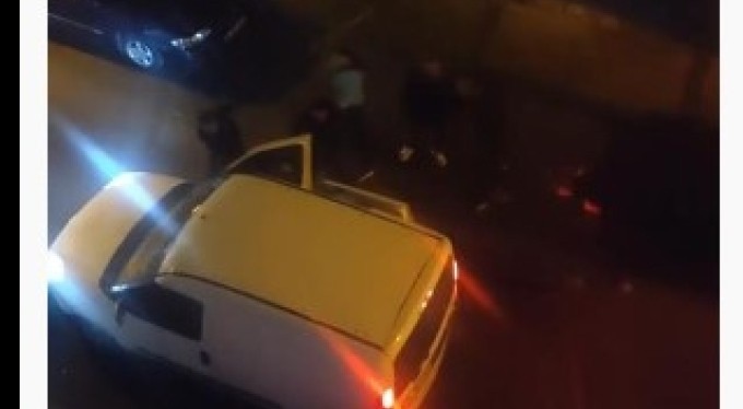 Bursa'da tansiyon arttı! Araçla ezmeye çalıştı