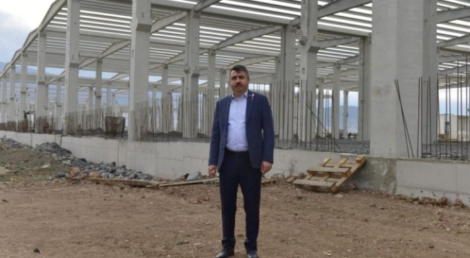 Yıldırım Lojistik Merkezi'nde yol yarılandı