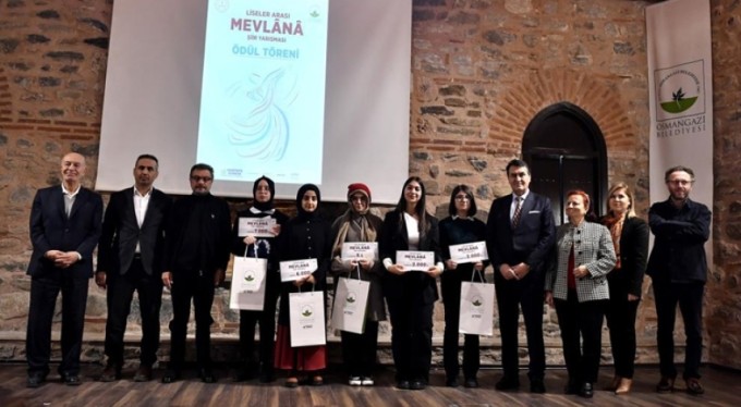 Mevlana Şiir Yarışması'nda ödüller sahiplerini buldu