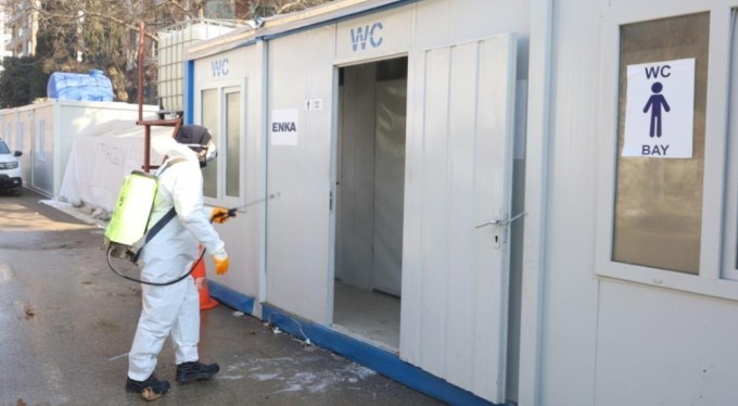 Bursa Büyükşehir'den deprem bölgesinde hijyen seferberliği