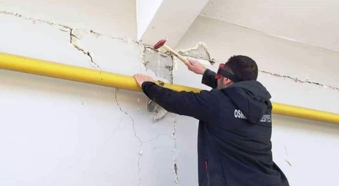 Osmangazi'den deprem bölgesine teknik destek! Bin 215 binada hasar tespit çalışması yapıldı