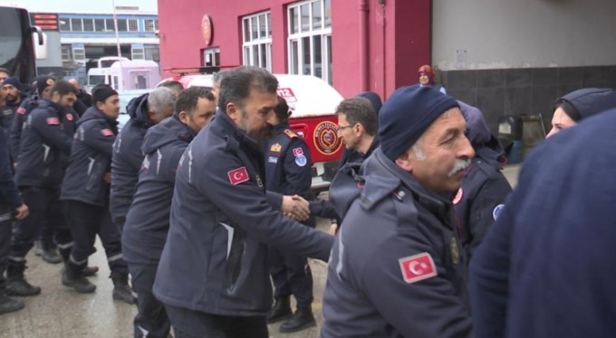 Enkazda can kurtaran kahramanlar Bursa'da