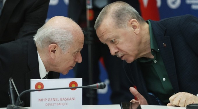 Cumhurbaşkanı Erdoğan ve MHP Lideri Bahçeli deprem bölgesinde