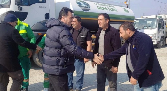Başkan Dündar, deprem bölgesinde! Çalışmaları yerinde inceledi