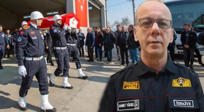 Bursa itfaiyesinde hüzünlü veda! 26 yıllık itfaiyeciydi