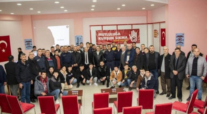 Bursa'da "Mutluluğa kurşun sıkma" seferberliği...