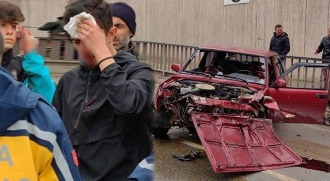 Bursa'da iki gencin otomobille turu kazayla bitti!  2 yaralı