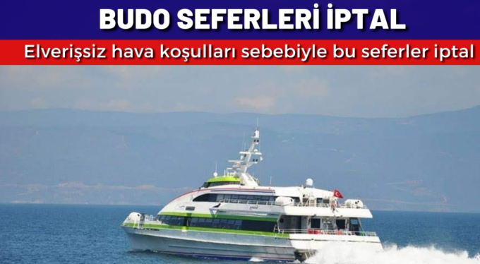 BUDO seferleri iptal