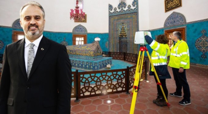 Bursa tarihine lazerli koruma! Tarihi eserler muhtemel depreme karşı bire bir modelleniyor