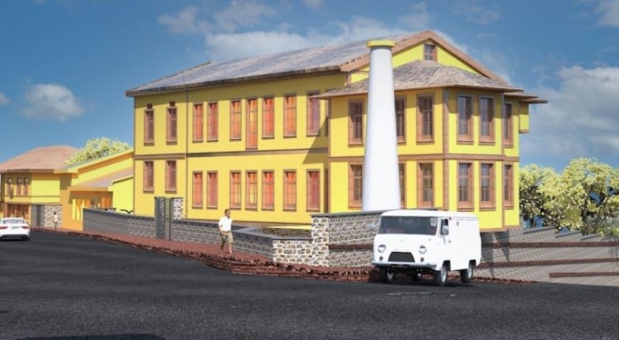 Yıldırım'da tarihi köşkte çalışmalar devam ediyor