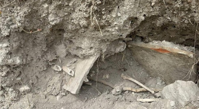 Bursa'nın o ilçesinden tarih fışkırıyor! Bizans dönemine ait mezar ve insan kemikleri bulundu