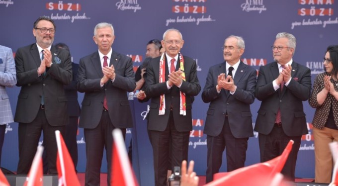Kemal Kılıçdaroğlu ve Mansur Yavaş Eskişehir'de miting yaptı