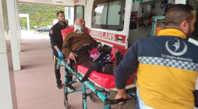 Bursa'da korkutan traktör kazası