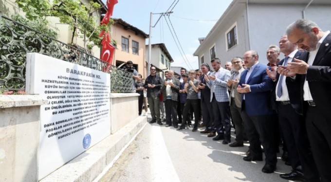 Osmangazi'nin hocası Barakfakih Hazretleri dualarla anıldı