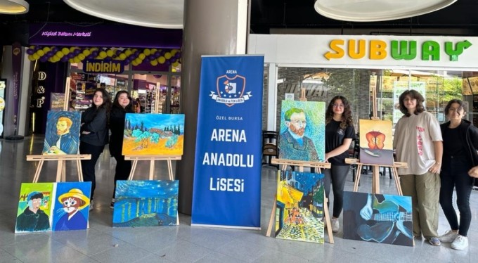 Bursa Arena Anadolu ve Fen lisesi Yıl Sonu Sergisi