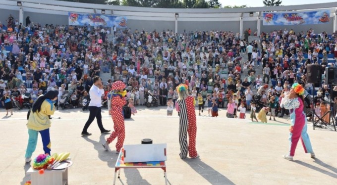 Yıldırımlı çocuklar doyasıya eğlendi