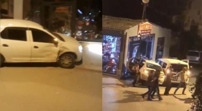 Bursa'da babasından izinsiz arabayı aldı! Polisten kaçarken kaza yaptı