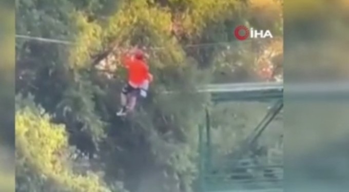 Meksika'da zipline kazası: 6 yaşındaki çocuk 12 metre yükseklikten göle düştü
